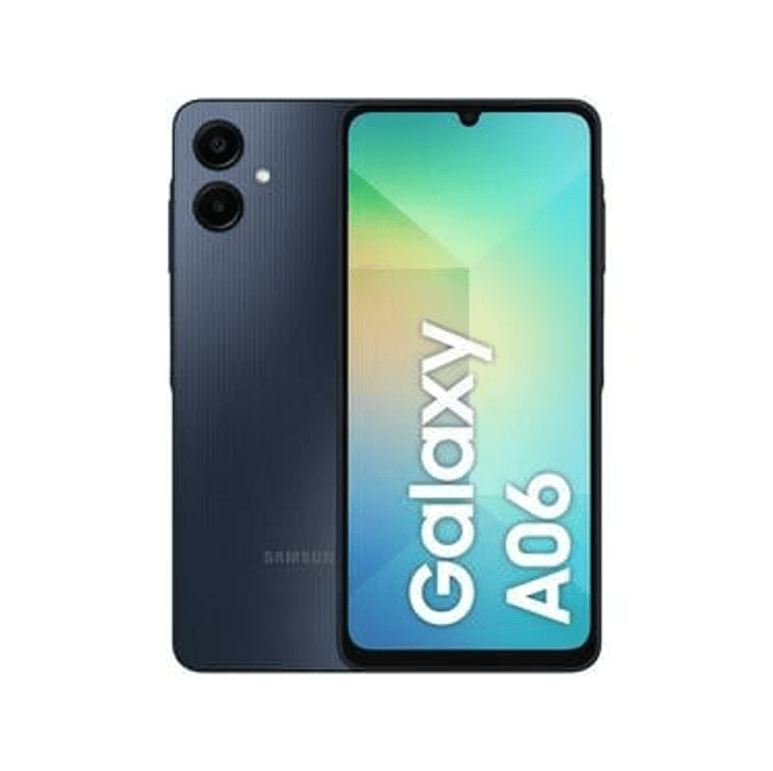 Smartphone Samsung Galaxy A06 128GB 4GB RAM Azul Escuro 6,7" Câm. Dupla + Selfie 8MP