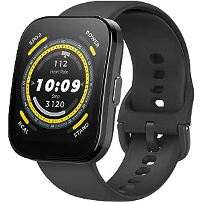 Amazfit Bip 5 A2215 46mm Smart Watch with Ultra Large Screen, Bluetooth Calling, Alexa, GPS, 10-Day Long Battery Life (preto)