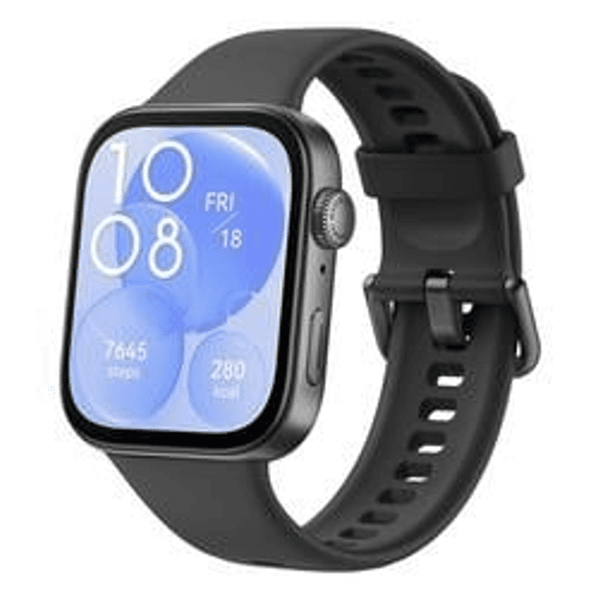 Smartwatch, Huawei Watch Fit 3, Preto Desenho da pulseira Fluoroelastómero
