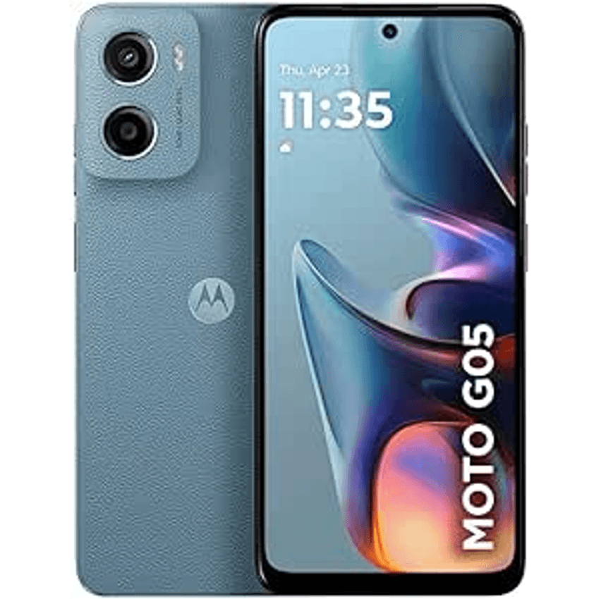 Smartphone Motorola Moto g05-128GB 12GB (4GB RAM + 8GB Ram Boost) e Camera 50MP com AI Bateria de 5200 mAh Tela 6.7" com Superbrilho - Cinza