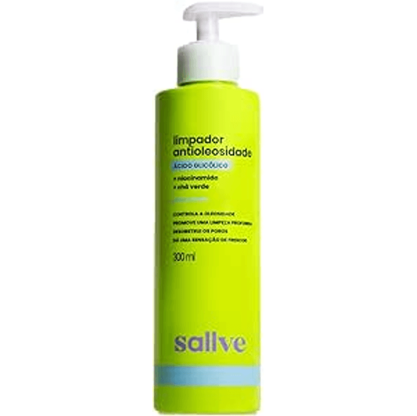 Limpador Antioleosidade 300ml Sallve Niacinamida