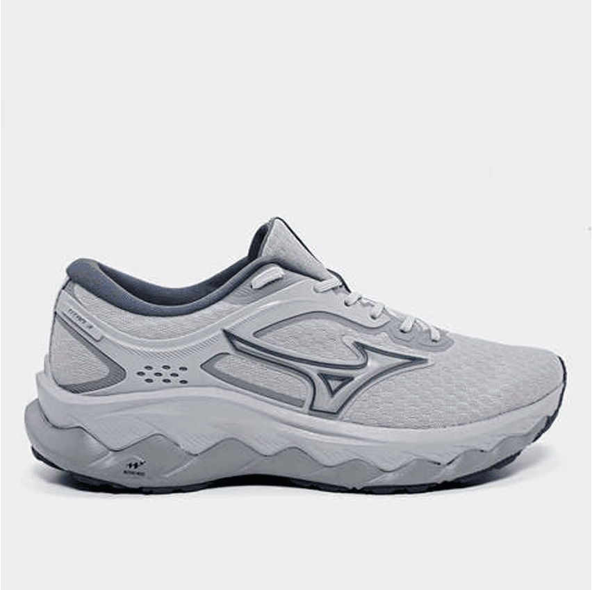 Tênis Mizuno Wave Titan 3 Masculino - Azul Petróleo+Cinza