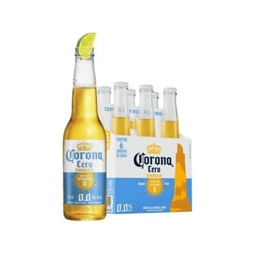 Cerveja Corona Sunbrew Cero sem Álcool 6 Unidades 330ml