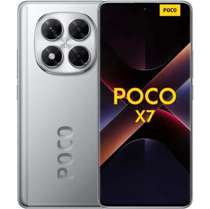 Smartphone Xiaomi Poco X7 5G NFC Silver (Prata) 8GB RAM 256GB ROM