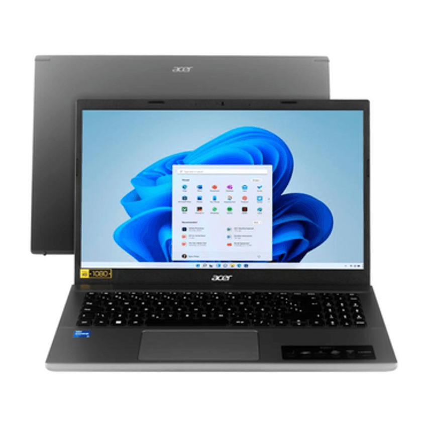 Notebook Acer Aspire 5 Intel Core i5 12450H 8GB RAM 512GB SSD 15,6” Full HD Windows 11 A515-57-565J