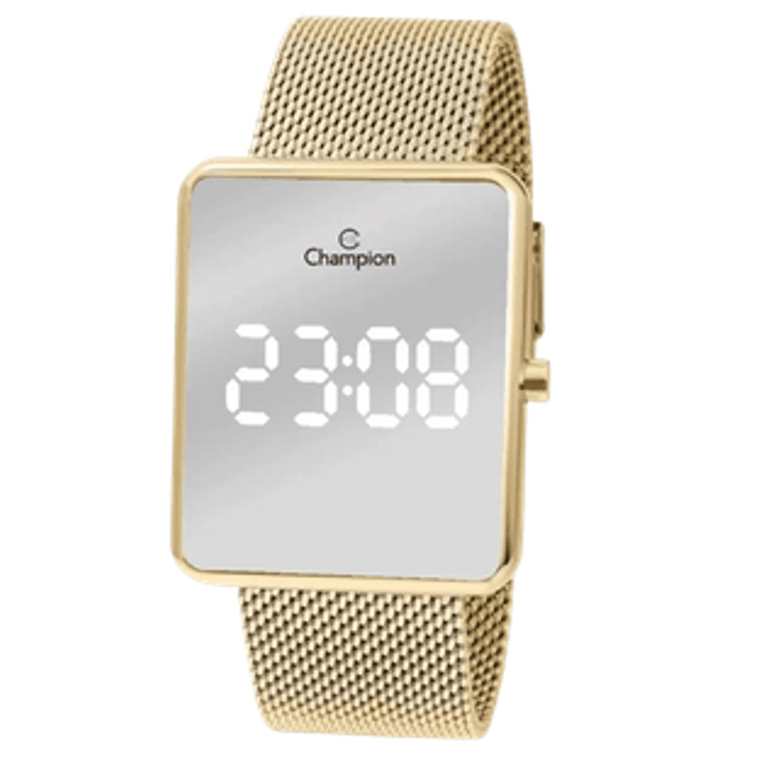 Relógio Feminino Champion Led Original Novo CH40080B