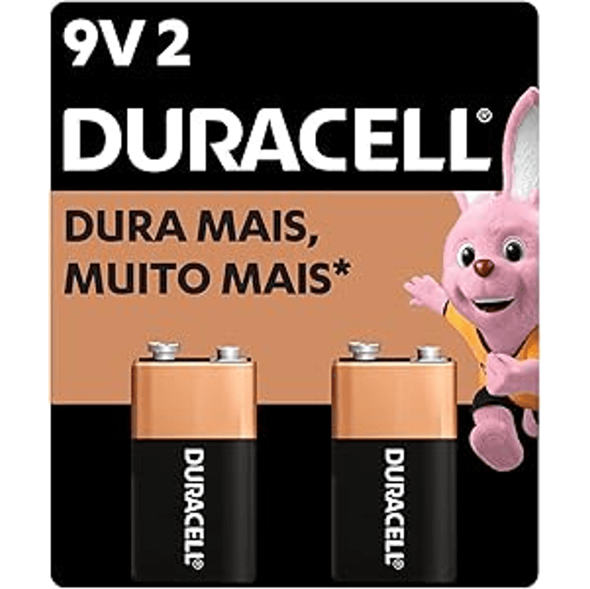 Duracell Bateria 9V Duracell Com 2 Unidades