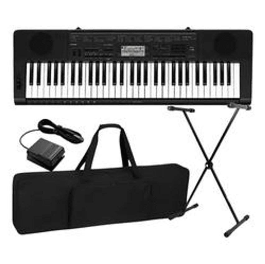 Kit Teclado Musical Casio Profissional Ctk3500 + Acessórios