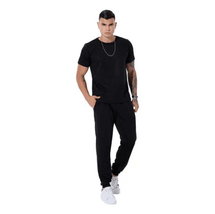 Conjunto Masculino Calça E Camiseta Confortável