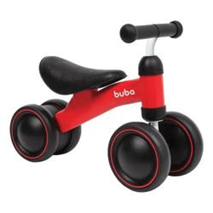 Bicicleta Equilíbrio Andador Sem Pedal Infantil Bebê Da Buba Cor Vermelho