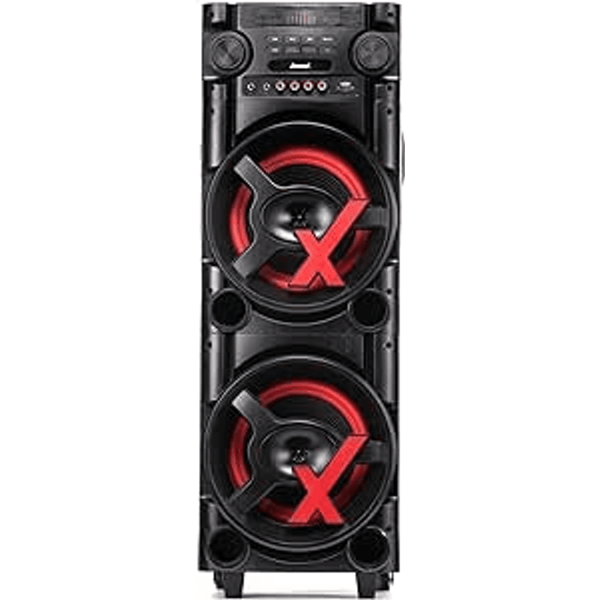 Amvox Caixa de Som Amplificada ACA 1000 New X SFM - 1000W RMS, Bluetooth, Amplificador Digital, Equalizador, USB