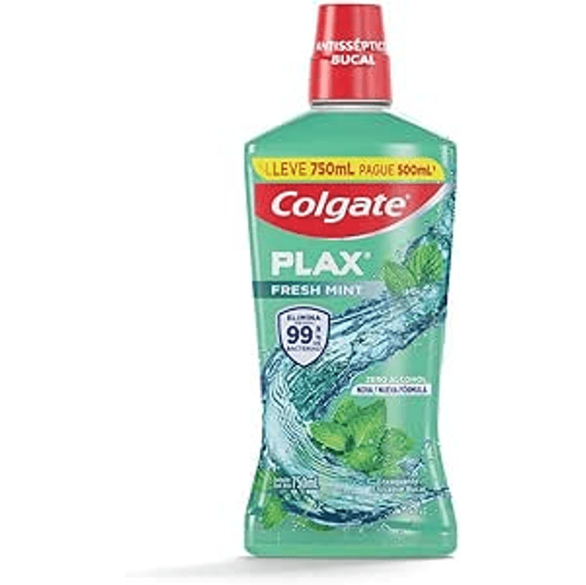 Enxaguante Bucal Colgate Plax Fresh Mint 750ml