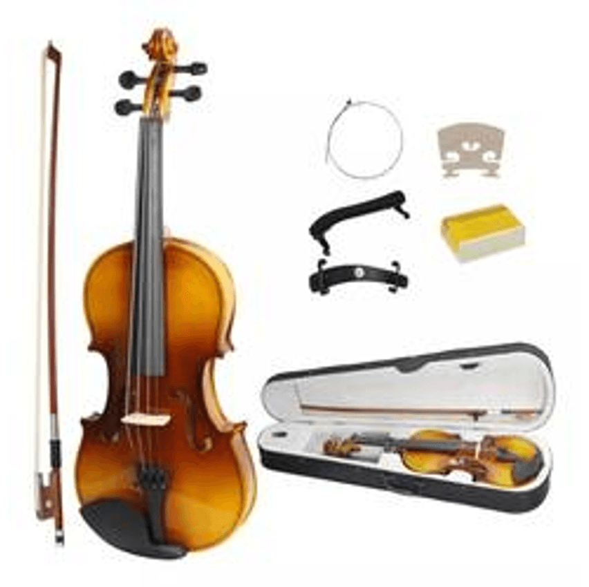 Violino 4/4 Konig Natural Completo Arco Estojo Breu