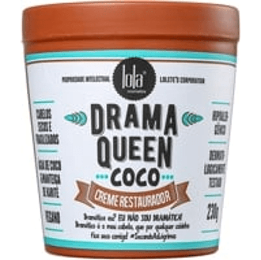 Máscara Drama Queen Coco 230g, Lola Cosmetics