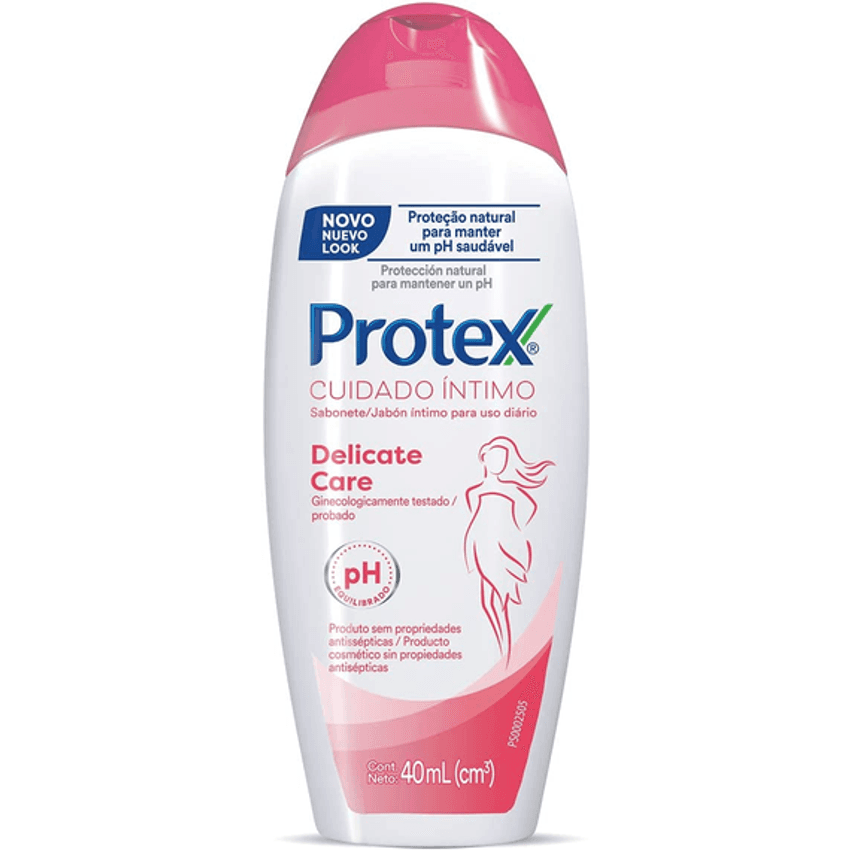 Sabonete Íntimo Líquido Protex Delicate Care 40Ml
