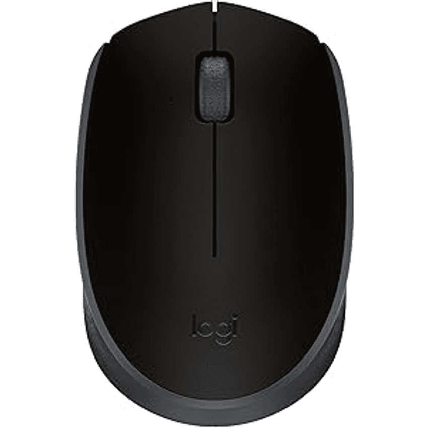 Mouse sem fio Logitech M170 com Design Ambidestro Compacto, Conexão USB e Pilha Inclusa - Preto