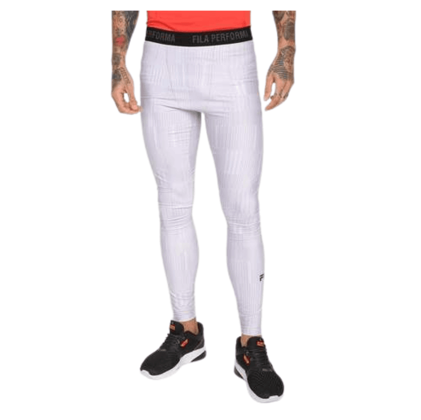 Calça Legging Fila Compress Skin Masculina - Cinza