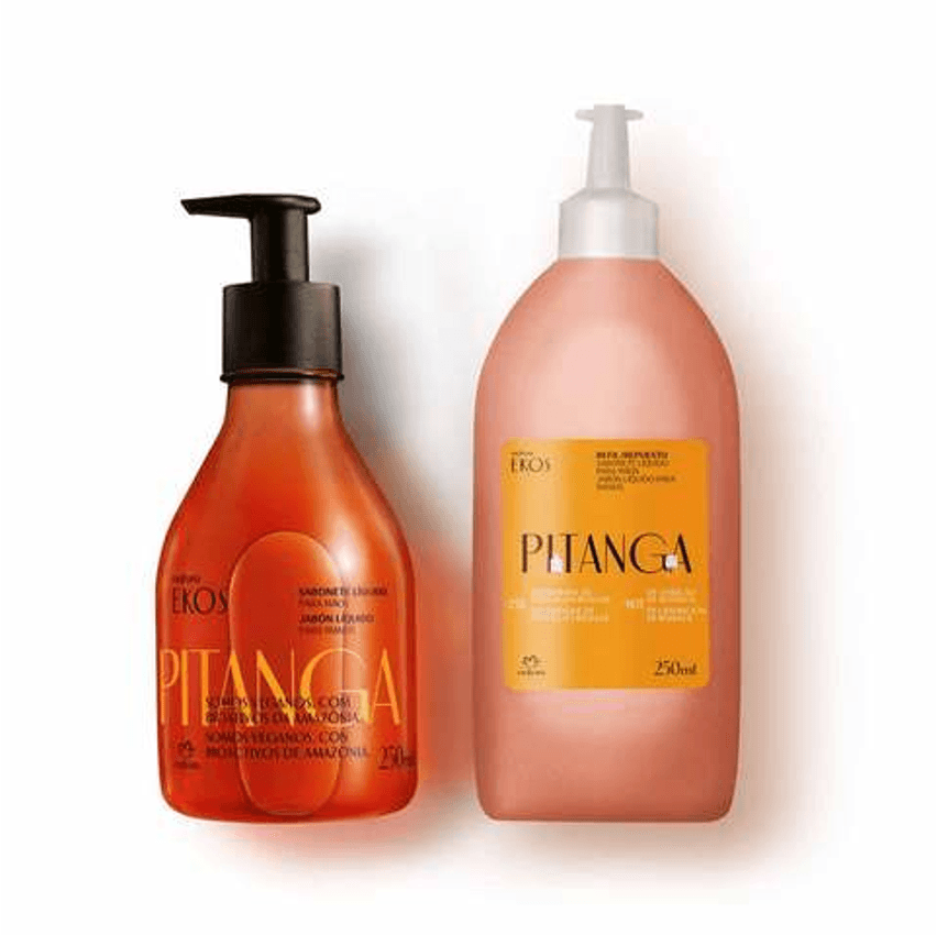 Kit Ekos Sabonete Líquido para Mãos Pitanga com Refil