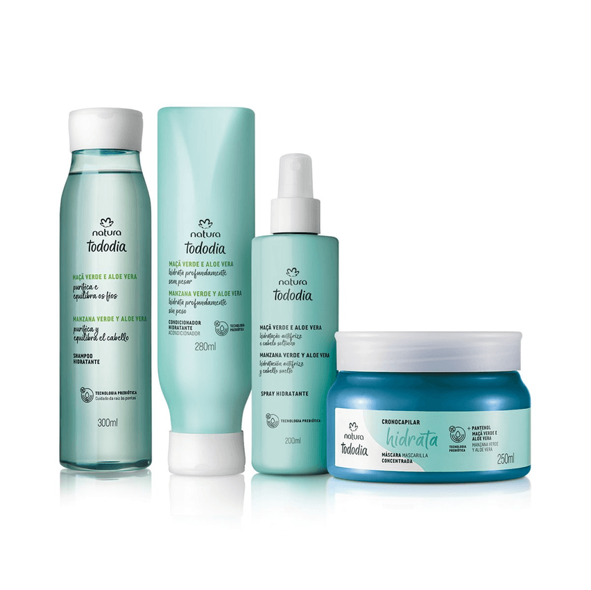 Kit Tododia Maçã Verde e Aloe Vera (4 produtos)