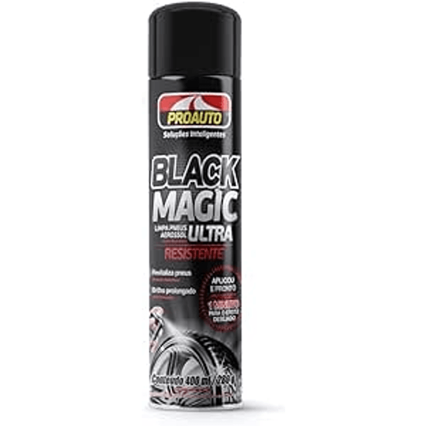 Proauto Limpa Pneus Aerossol Black Magic 400 ml
