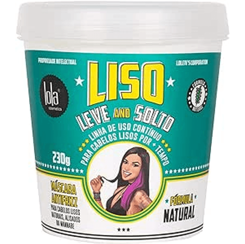 Lola Cosmetics, Máscara Liso, Leve And Solto, 230 g