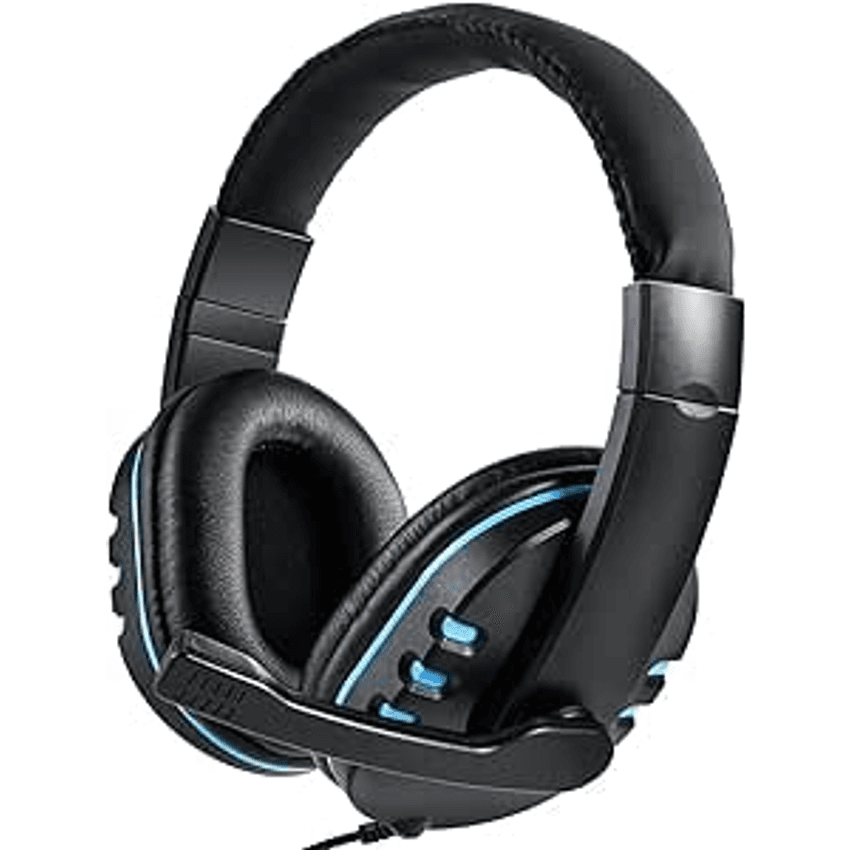 Headset Gamer Com Fio Microfone Fone de Ouvido Anti Ruído Headphone Entrada P3 Compatível com XBOX ONE, PS4, PS5 e PC