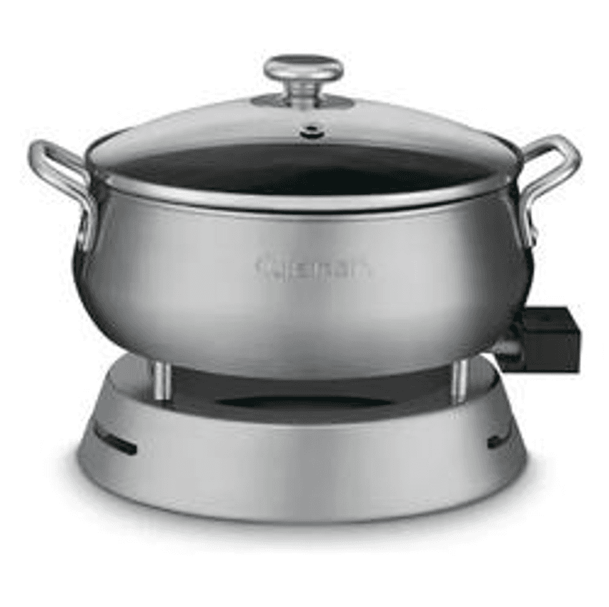 Panela Elétrica De Fondue Cuisinart 1000w 127v Aço Escovado Cor Inox Frequência 60Hz 127V