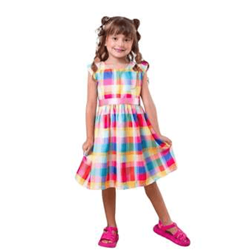 Vestido Infantil Festa Junina Quadrilha Arraiá Conforto Luxo