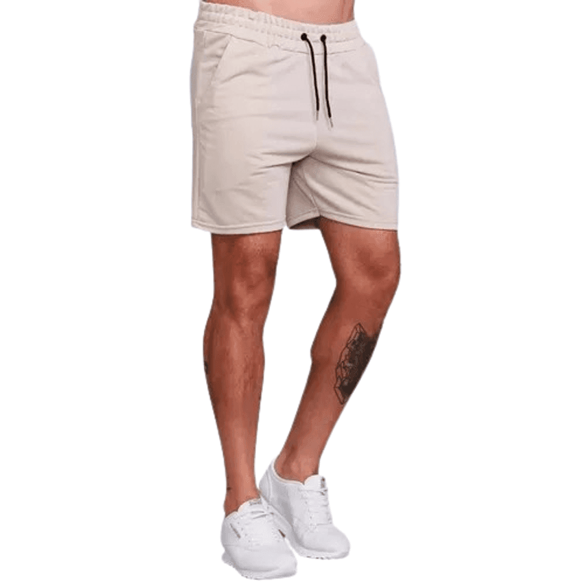 Short Bermuda Moletinho Masculina Lisa Curta Confortável