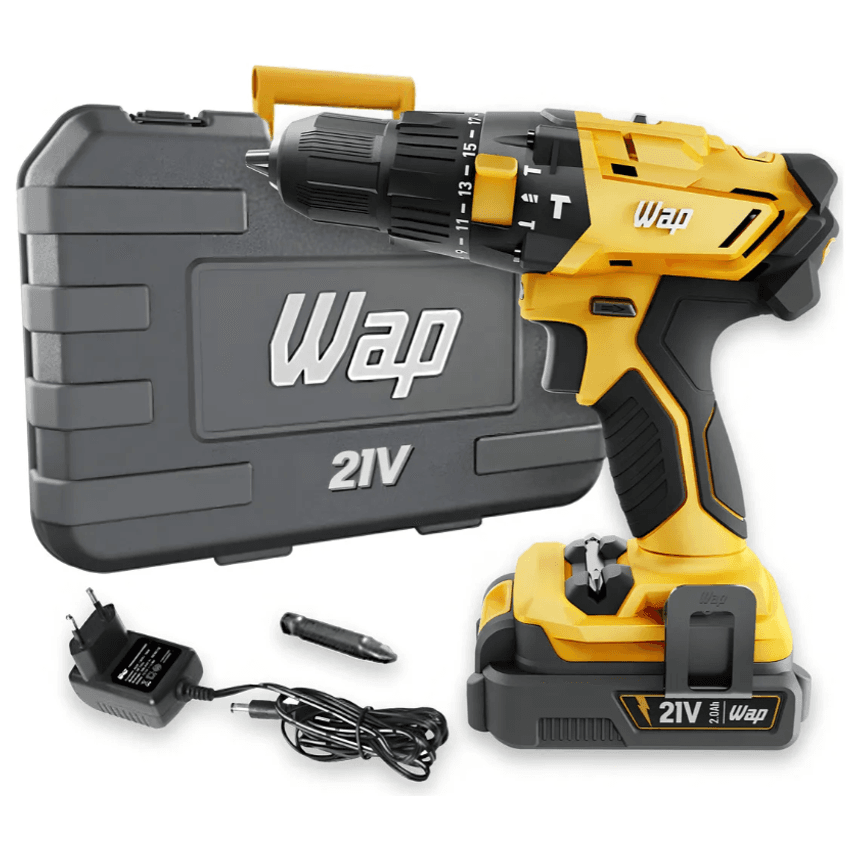 Parafusadeira e Furadeira de Impacto 3/8" WAP K21 ID02 2000 mAh 127/220V