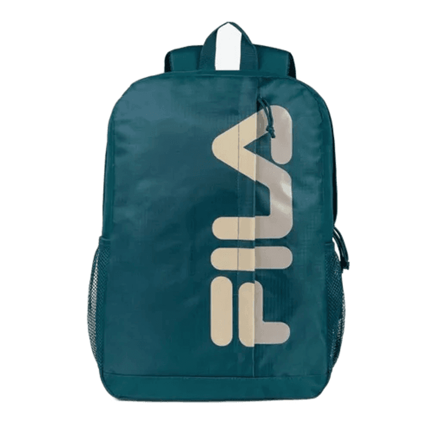 Mochila Unisex Fila Cut Logo Cor VERDE FLORESTA/OFF WHITE Desenho do tecido Lisa