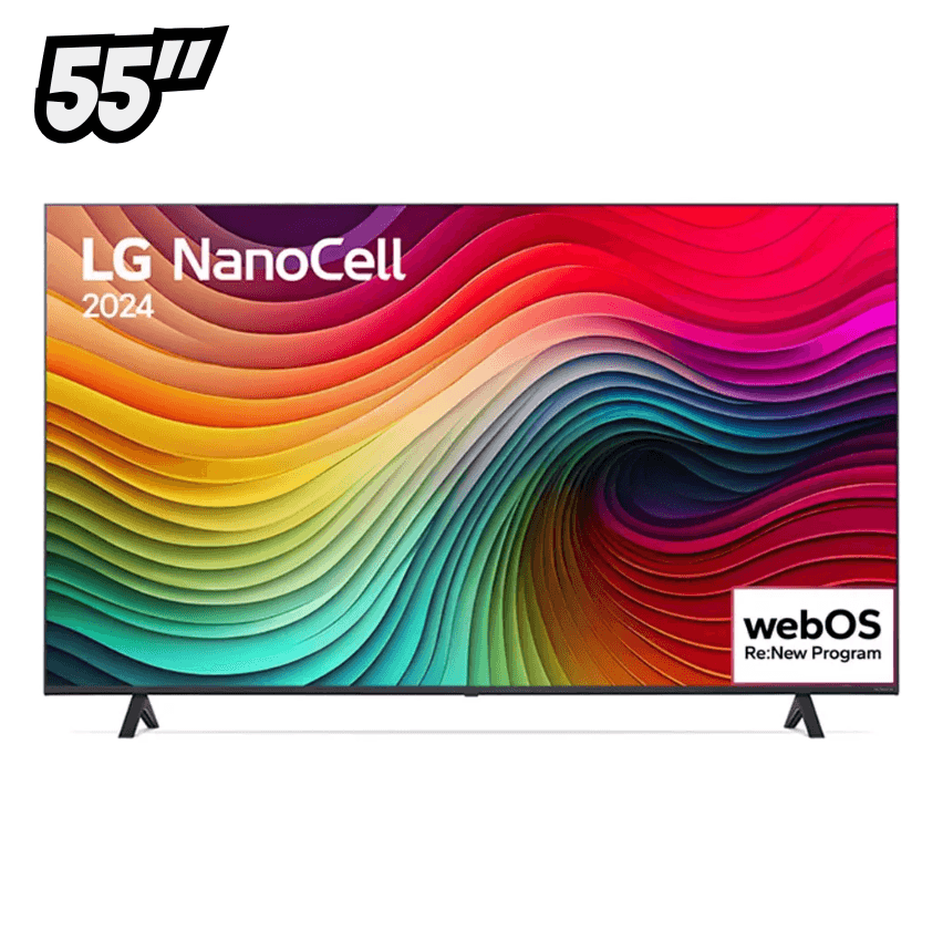 Smart Tv 4k 55" Lg Nanocell 55nano80t Processador Α5 Ger7 Ai Hub De Esportes Alexa/chromecast Integrado Webos 24 Controle Smart Magic