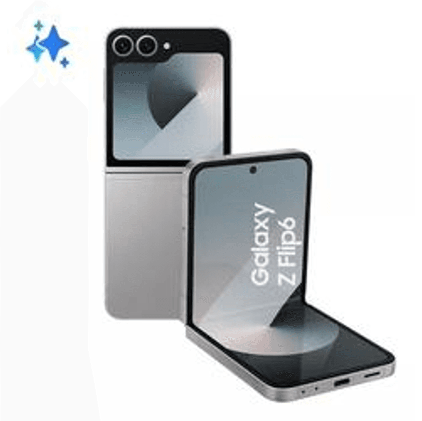 Smartphone Samsung Galaxy Z Flip6 5g, 256gb, 12gb Ram, Tela 6.7 , Câm. Dupla + Selfie 50mp, Galaxy Ai Cinza