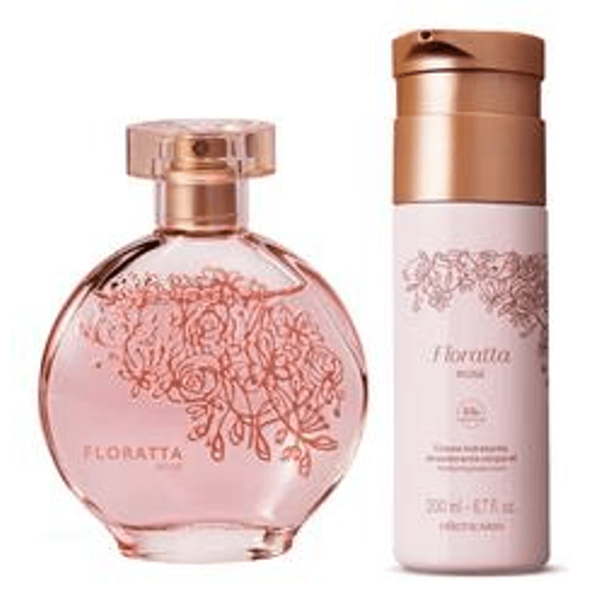 Floratta Rose: Colônia 75ml + Creme Corporal 200ml + Caixa De Presente
