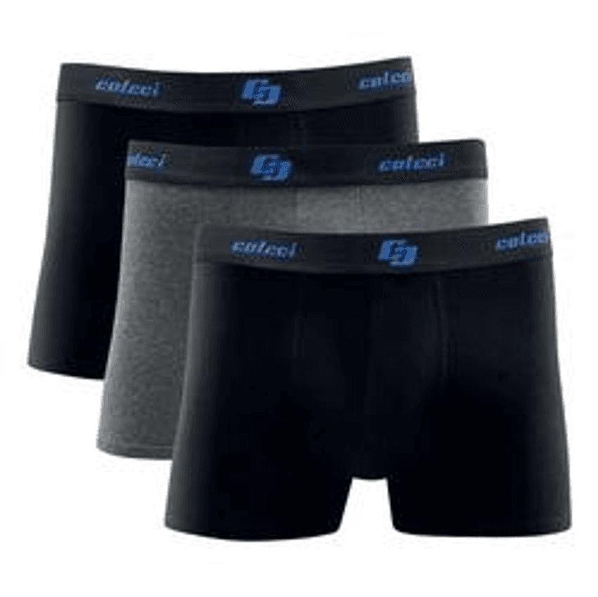 Kit Com 3 Cuecas Boxer Algodão Cotton Original Colcci