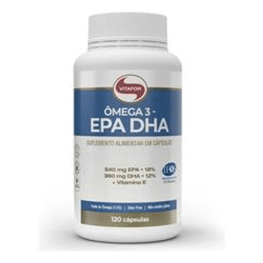 Omega 3 Epa E Dha Vitafor 120 Capsula - Original Selo Ifos