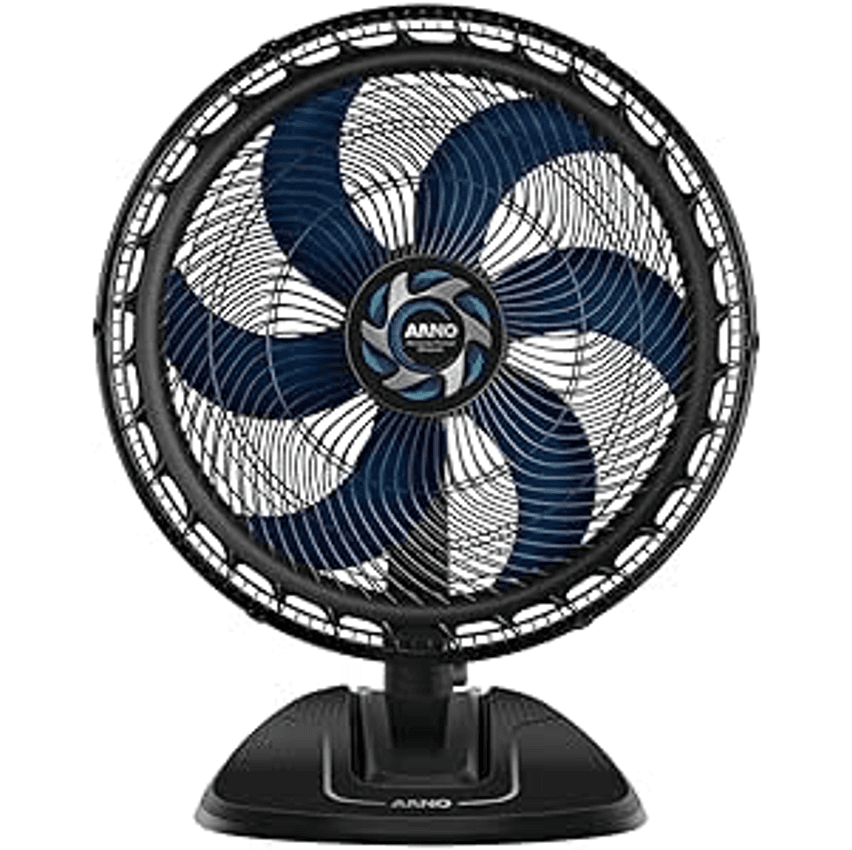Ventilador de Mesa Arno Xtreme Force Breeze 50cm VB50, 126W, 6 Pás, 3 Velocidades, Oscilação 80º, Power Zone, Modo Sono Tranquilo, Grade Chevron Zone, 110V