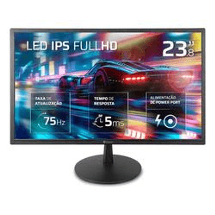 Monitor Fmaxx 23,8 Ips Com Hdmi Cor Preto Mw23c 127/220v