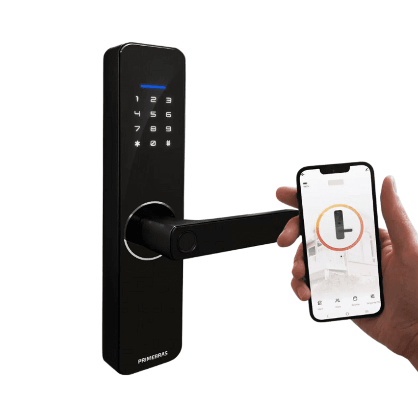 Fechadura Eletronica Digital WiFi Smart Biometrica Primebras Rio