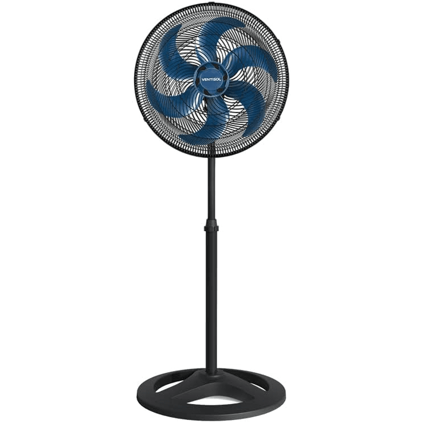 Ventisol Ventilador de Coluna Oscilante, Turbo 6 Pás Premium, Azul, 50cm, 220V