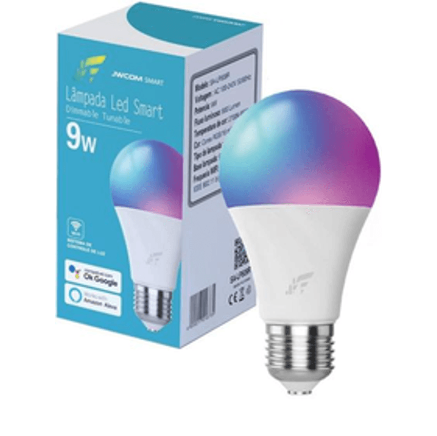 Lampada Inteligente Rgb Wifi Led Smart Google Alexa Tuya 9w - prime