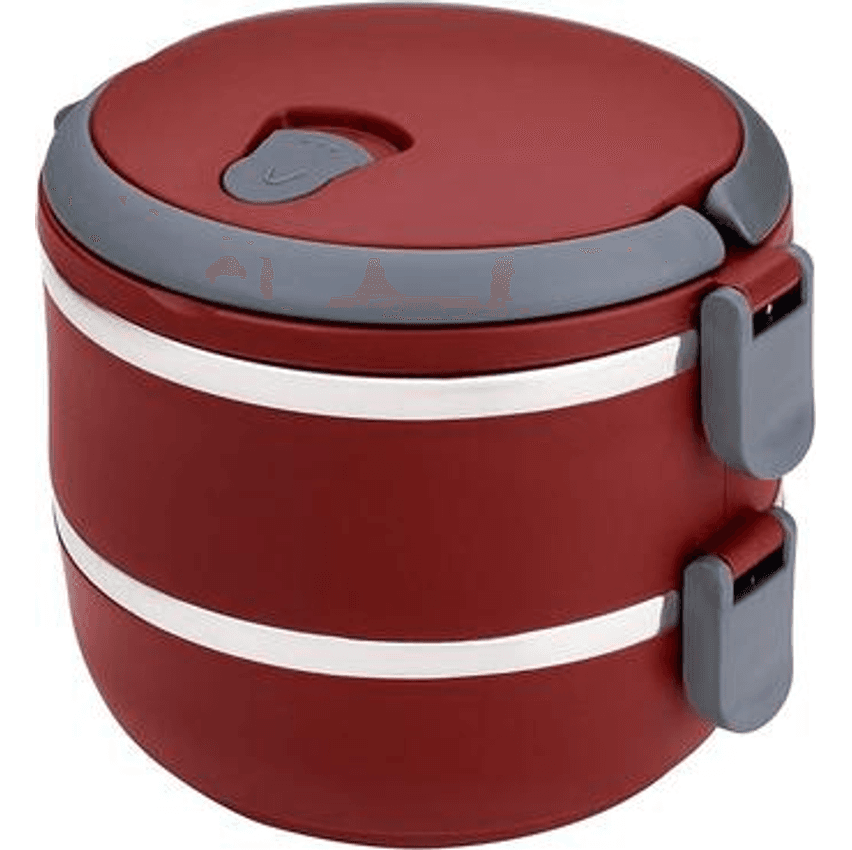 Marmita dupla Lunch Box Azul, LB1234-AZ , Euro Home