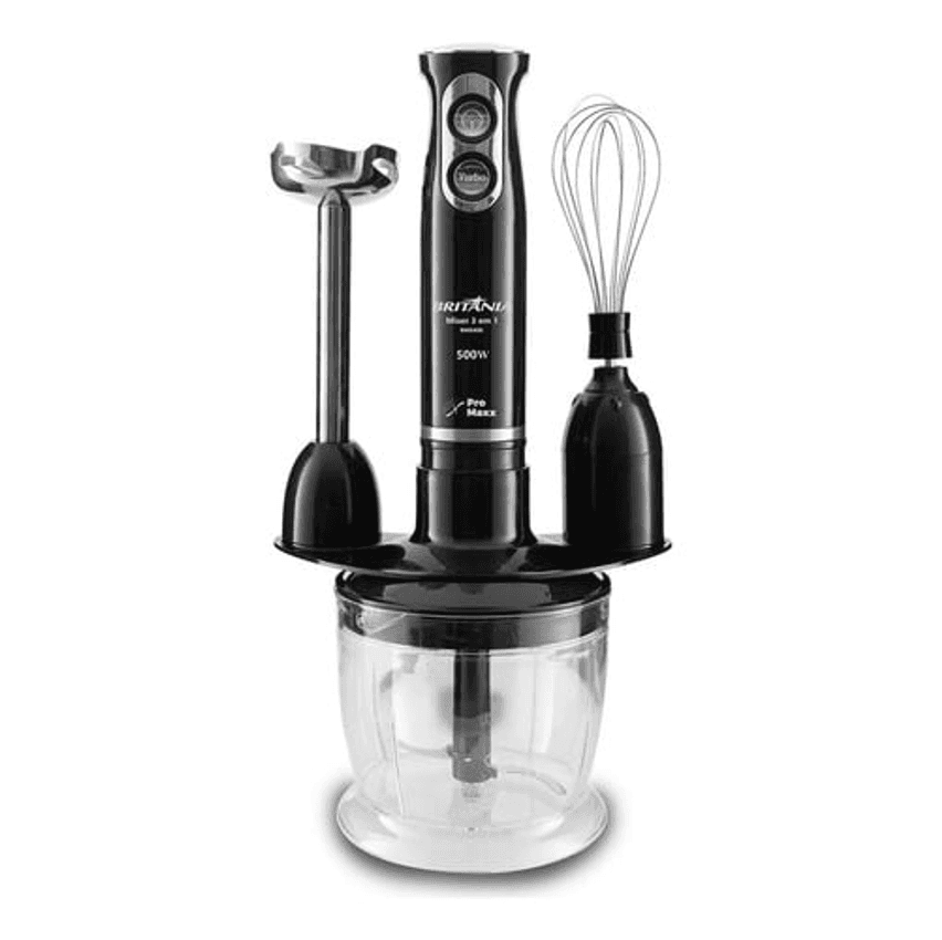 Mixer Britânia 3 Em 1 500w Preto Bmx400p 110V/127V