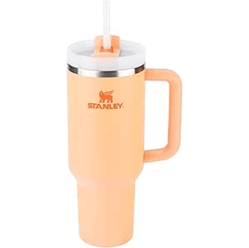 Stanley - Copo Quencher H2.0 FlowState 887ml - Copo de aço inoxidável com tampa, isolamento a vácuo, para água, chá gelado, café, smoothies e muito mais, Nectarine