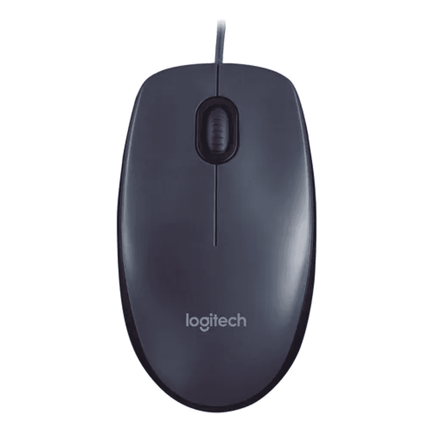 Mouse com fio Logitech M90 Preto