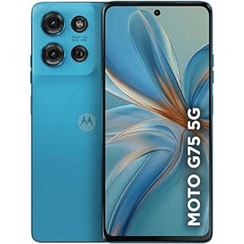 Smartphone Motorola Moto g75 5G - 256GB 16GB (8GB RAM+8GB Ram Boost) e 50MP Sony Lytia 600 Camera Moto AI Ultrarresistencia militar - Azul