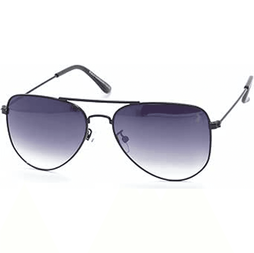 Óculos de Sol Aviador Clássico Unissex Polo London Club, Armação em Metal Stainless Stell