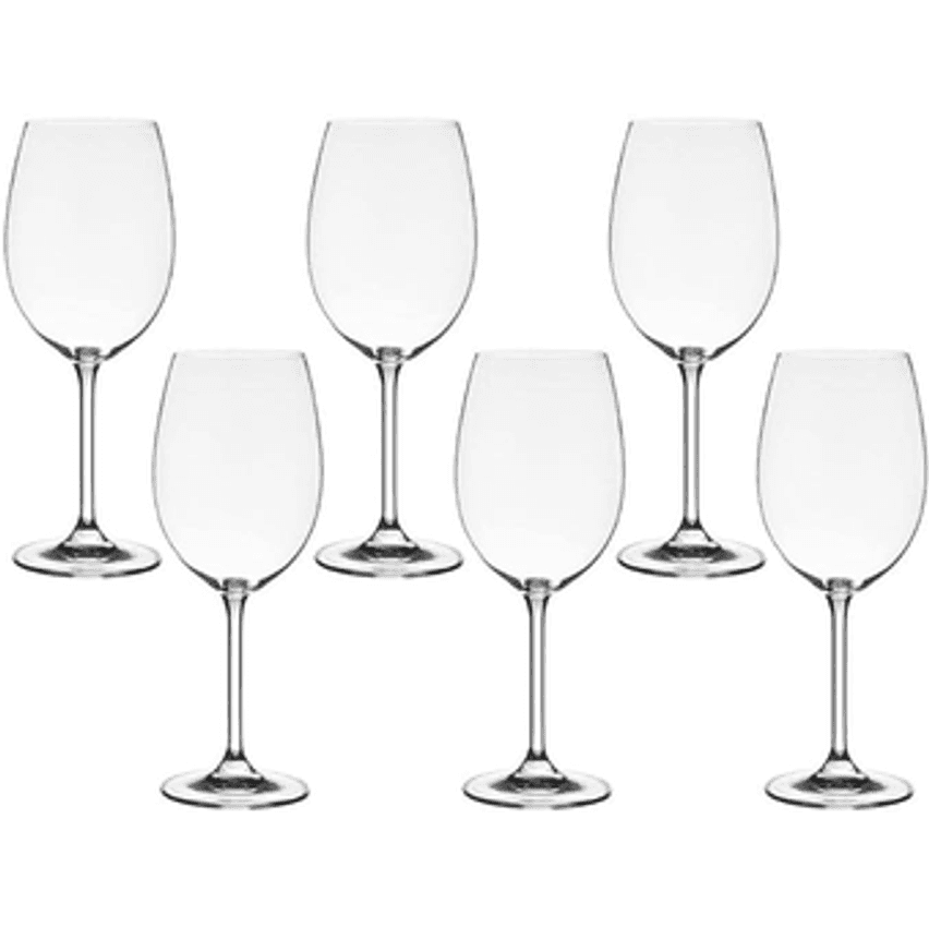 Jogo de 6 Taças Para Vinho Branco Gastro, Bohemia, Transparente, 450ml