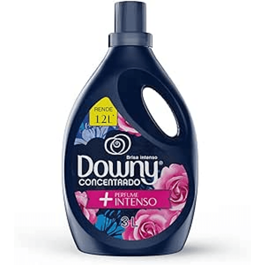 Downy Amaciante Concentrado Brisa Intenso Com Perfume Mais Intenso Que Dura Por Mais Tempo E Proteção Contra Maus Odores 3L