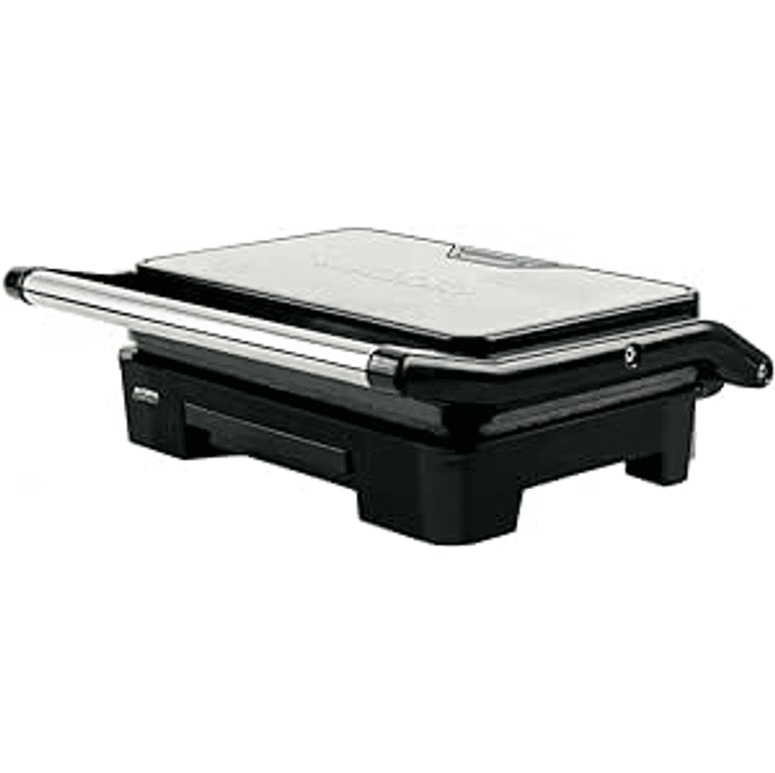 Grill Asteria Compact Mallory Grill multifunção, Luzes indicadoras de funcionamento, Alça com toque-frio e Trava de segurança 220V